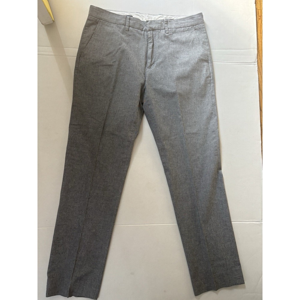 J.Crew Slim Bedford Dress Pants Mens 32x32 Heather Grey Trousers